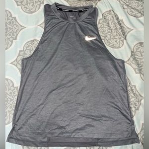 Gray Nike Razorback Tank Top
